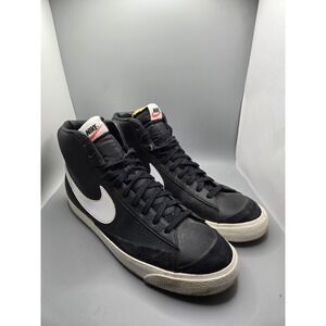 Nike Blazer Mid '77 Vintage  Black‎ White Athletic Shoes Sneakers Mens Size 13